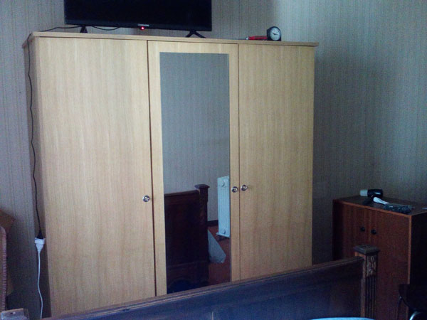 armoire en place